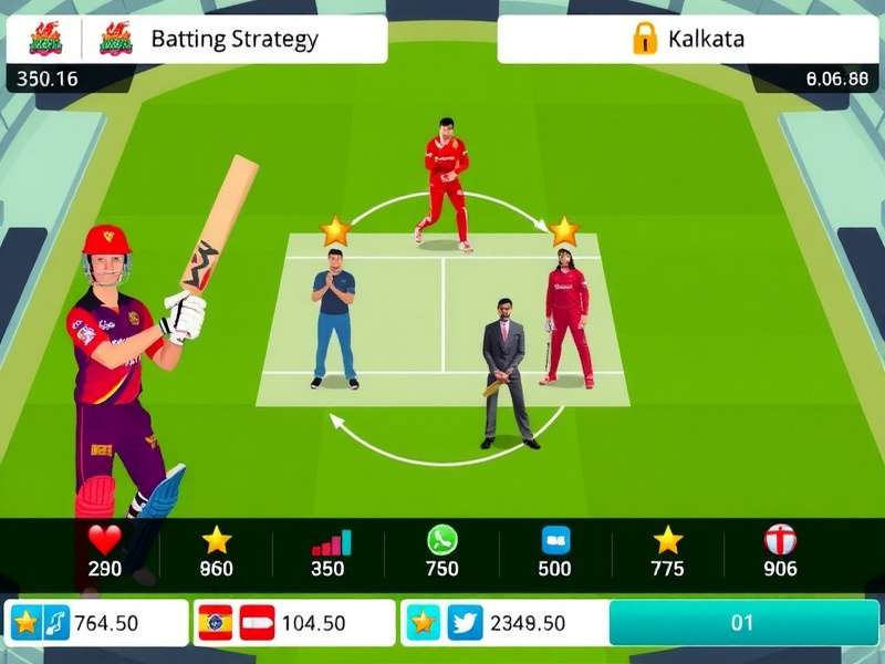 Kolkata Super Strikers batting strategy illustration